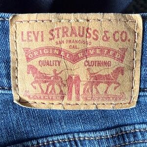 Levi's Blue Denim Classic Boot Cut Jeans